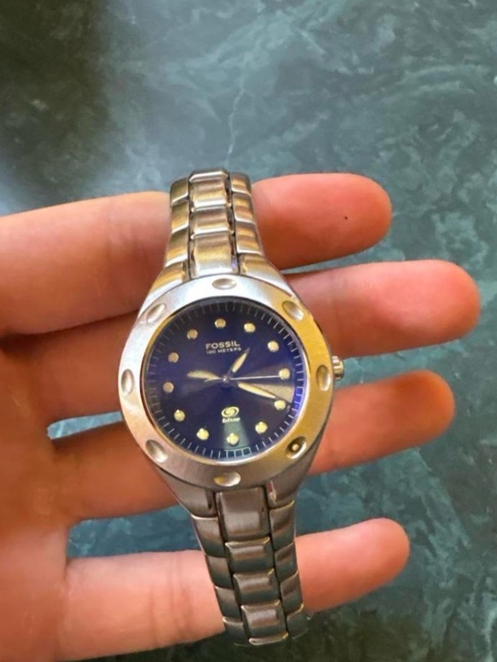 Fossil silver Stainless Steel Wristwatch - Women's Fashion Watch